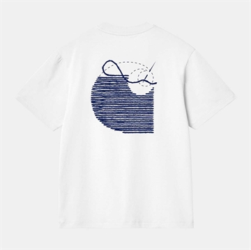 Carhartt WIP T-shirt W Stitch White / Elder